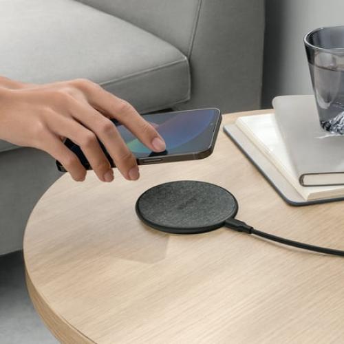 Anker 318 Wireless Charger Pad with 4' Cable, 10W, B2548JF1-1, Black