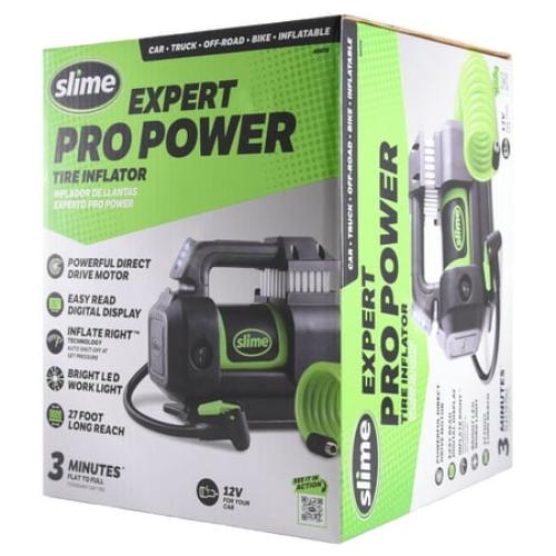 Slime Expert Pro Power 12 Volt Tire Inflator - 40078