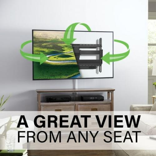 SANUS VuePoint Full-Motion TV Mount for TVs 42-85 up to 120 lbs