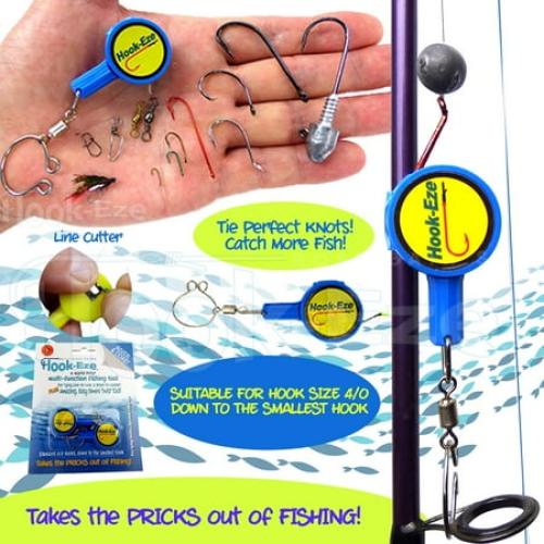 HookEze Fishing Knot Tying Tool (Twin Pack)