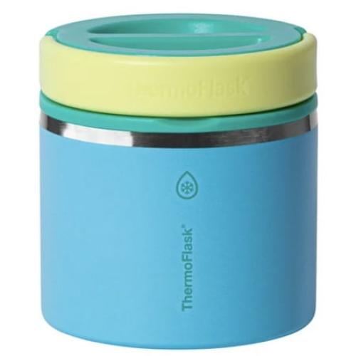 Thermoflask 20 oz Insulated Food Jar, 2-Pack, Pink and Blue, Hot 12 Hours Cold 24 Hours (Blue and Green)