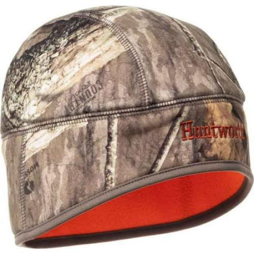 Huntworth Men's Victor Heavy Weight Reversible Beanie, Stretch Fleece, Mossy Oak Country Roots