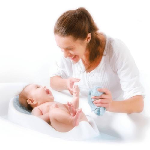 Angelcare Baby Bathtub Support Seat, Ideal for Babies Less than 6 Months Old, Unisex, Gray, 1 Count