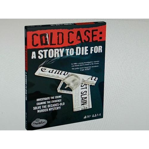 ThinkFun Cold Case: A Story to Die for– A Murder Mystery Game in a Box for Ages 14 and Up