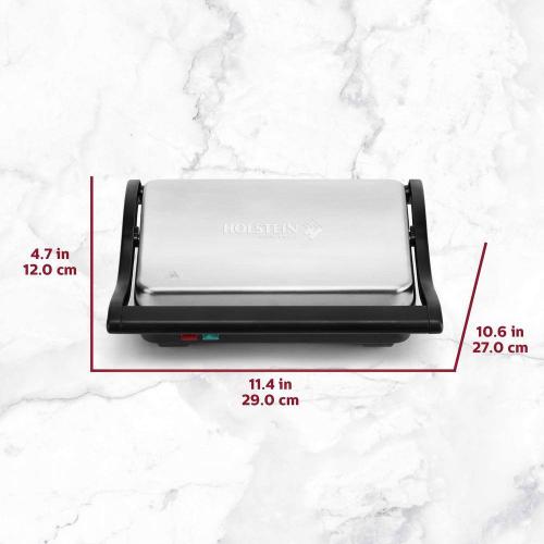 70 sq. in. Stainless Steel Non-Stick Electric Griddle