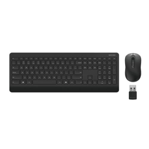 Incase Wireless Desktop 900 Keyboard and Mouse Combo - Designed by Microsoft – Quiet Touch Keys, Ambidextrous Design, Customizable Hotkeys, Two Year Battery Life