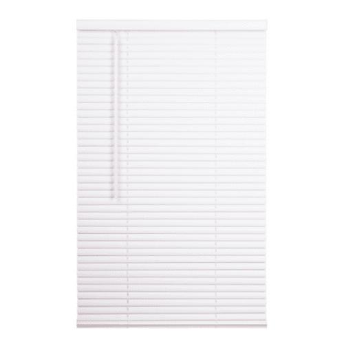 Lotus & Windoware Cordless 1 Vinyl Mini Blind 36 Wide x 78 Long, White (MLX3678WH)