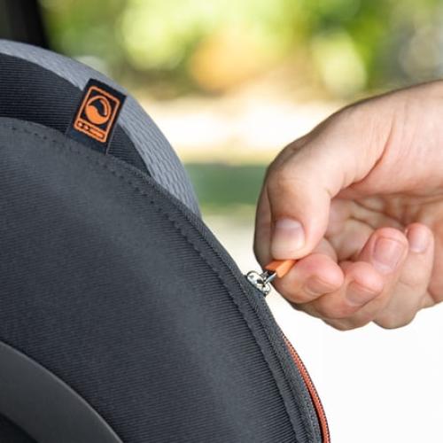 Revolve360 Extend All-in-One Rotational Car Seat with Quick Clean Cover (Revere Gray)