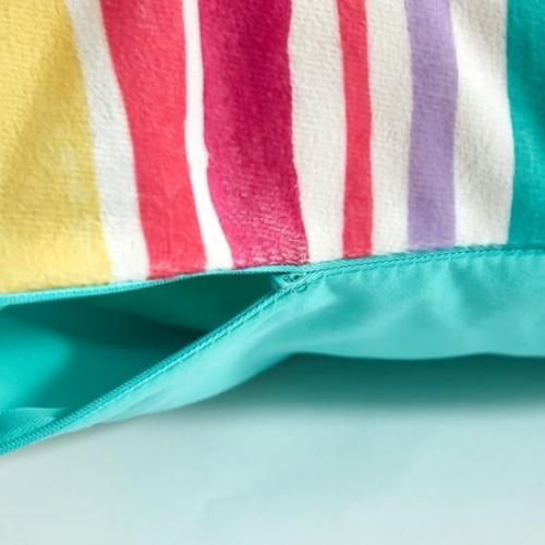 Your Zone Rainbow Soft Mink Bed Pillow, 20 x 26