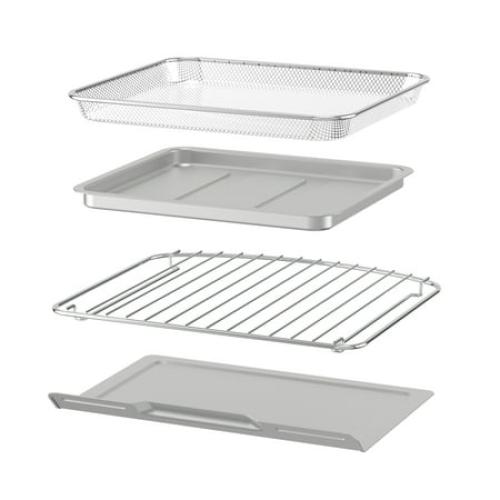 Black Decker Crisp ‘N Bake PRO Stainless Steel 4-Slice Air Fryer Toaster Oven