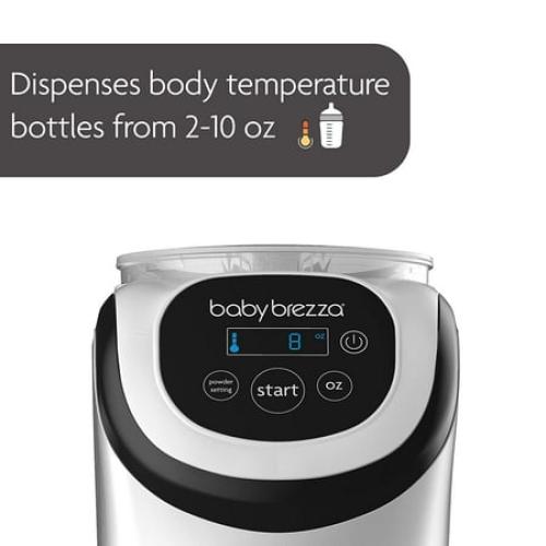 (missing accessories) Baby Brezza Formula Pro Mini Baby Formula Mixer Machine Fits Small Spaces and is Portable for Travel Bottle Makers Makes The Perfect Bottle for Your Infant On The Go, White