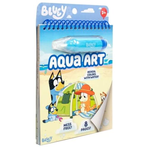 Bluey Aqua Art Pad, 8 Pages, Child, Ages 3