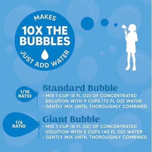JOYIN 32 oz Bubble Solution Refills (up to 2.5 Gallon) Big Bubble Solution, Bubble Concentrated for Bubble Machine, Bubble Juice Refills
