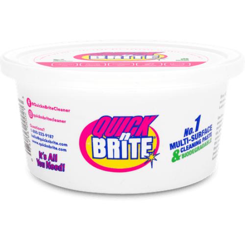 1 Pack Quick 'n Brite All Purpose Cleaning Paste – Miracle Cleaner for Tough Stains, Biodegradable, Non-Toxic, Pet-Safe, Multi-Surface Stain Remover, Made in USA, 12 Oz