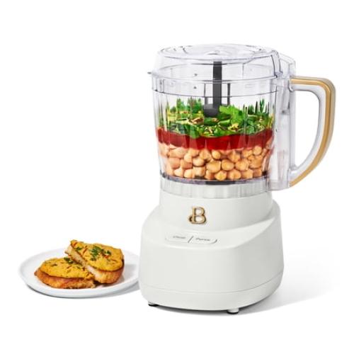 Beautiful 3-Cup Food Chopper, White Icing by Drew Barrymore
