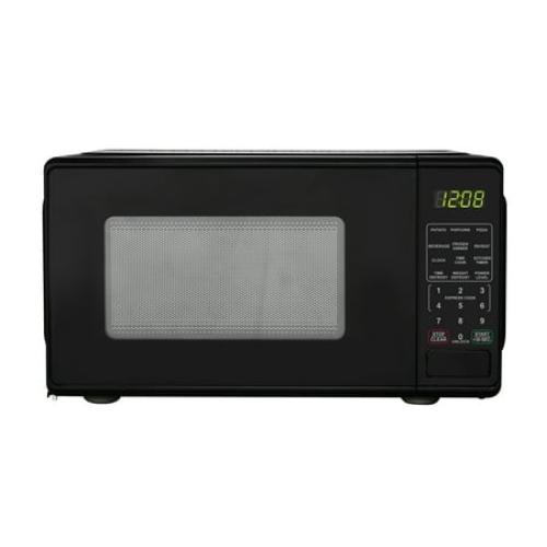 Mainstays 0.7 Cu ft Countertop Microwave Oven, 700 Watts, Black