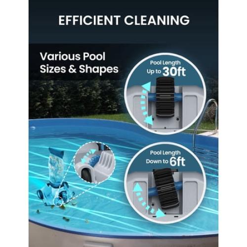 Kokido XTROJET 620 Robotic Pool Vacuum Cleaner for Heavy Debris - Cordless