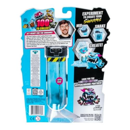 MrBeast Lab Swarms Lab 5 Pack, 1 inch Swarms Action Figures over 100 to Collect, Ages 5