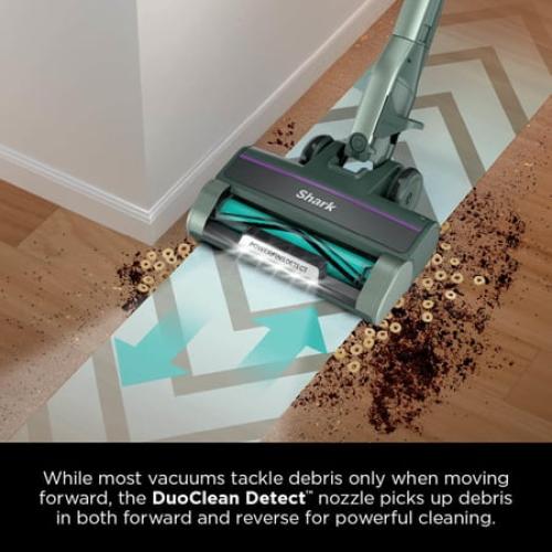 Shark Detect Corded Stick Vacuum, with Direction Detect and Self-Cleaning Brushroll, Evergreen HZ752