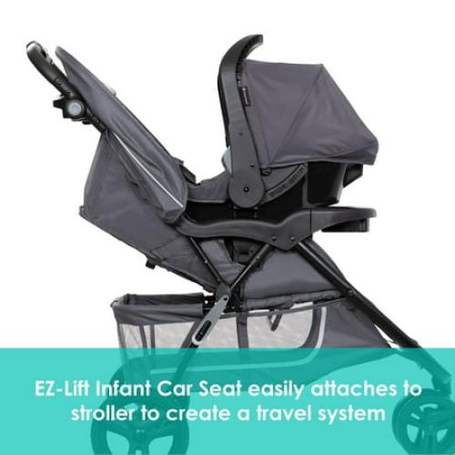 Baby Trend EZ Ride Travel System (with EZ-Lift Infant Car Seat) - Dash Grey