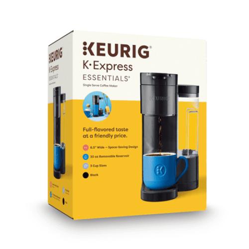 Keurig K-Express Essentials Black Single-Serve K-Cup Pod Coffee Maker
