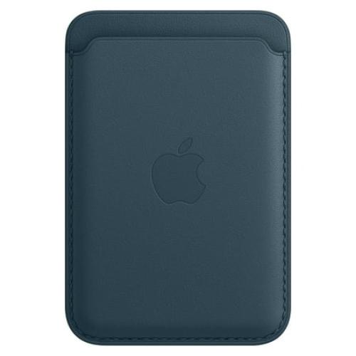 iPhone Leather Wallet with MagSafe - Baltic Blue