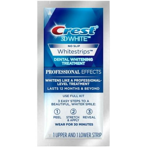 Crest 3D Whitestrips, Professional Effects, Teeth Whitening Strip Kit, 44 Strips (22 Count Pack)