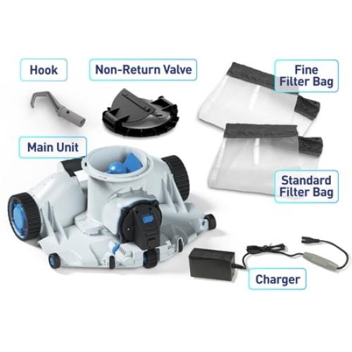 Kokido XTROJET 620 Robotic Pool Vacuum Cleaner for Heavy Debris - Cordless