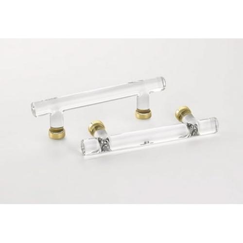 Emtek 86724 Modern Bar 4 Center To Center Cabinet Bar Pull From The Glass Collection -
