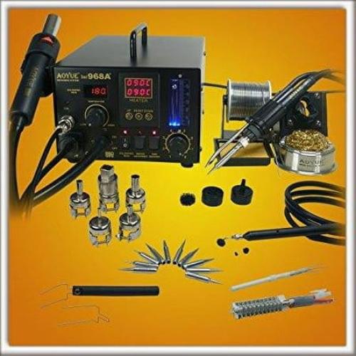 Aoyue 968A  4 in 1 Digital Hot Air Rework and Soldering Station