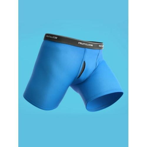 MEDIUM Fruit of the Loom Men's CoolZone Fly Boxer Briefs,