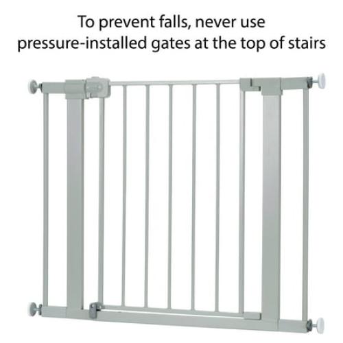 Safety 1st Simple Pass Walk-Through Gate, Grey