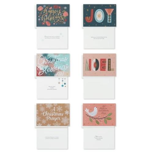 American Greetings Religious Christmas Cards with Envelopes, Bright Winter Designs (25-Count)