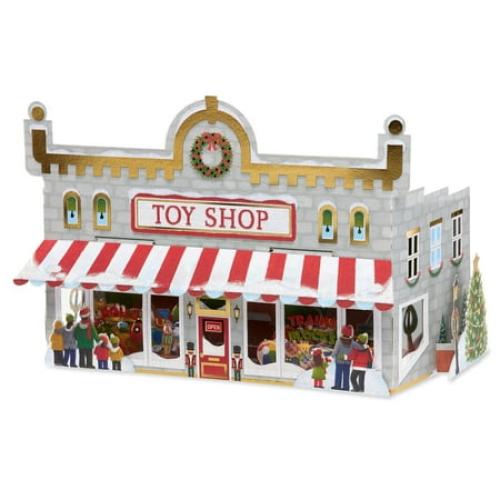 American Greetings Magic Moments Christmas Pop-Up Village Collectible Decoration (Toy Shop)