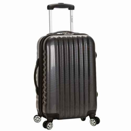 Rockland Melbourne Hardside Expandable Spinner Wheel Luggage Carbon Carry-On 20-Inch