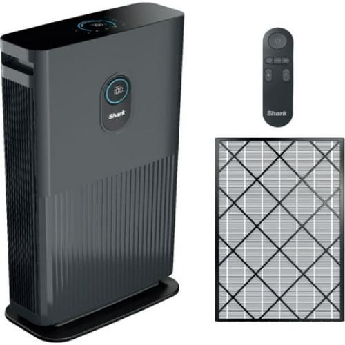 Shark - Air Purifier 6 With Anti-Allergen HEPA Filter Advanced Odor And Fumes Lock, 1,200 sq. ft., Smart Sensing Open Box