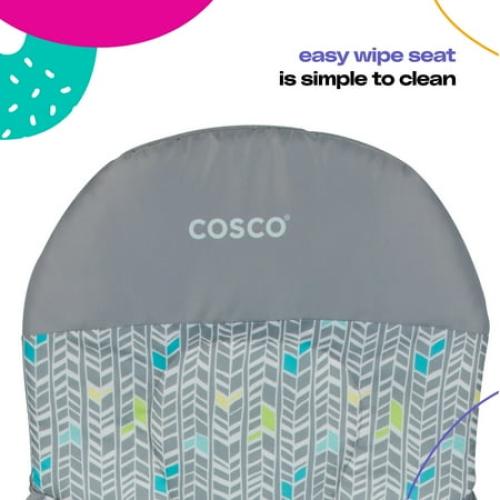 Cosco Kids Simple Fold High Chair, Noir Dot