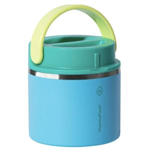 Thermoflask 20 oz Insulated Food Jar, 2-Pack, Pink and Blue, Hot 12 Hours Cold 24 Hours (Blue and Green)