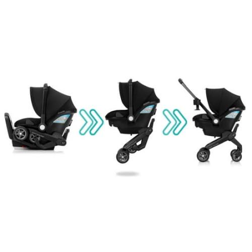 Shyft DualRide Infant Car Seat and Stroller Combo (Beaufort Black)