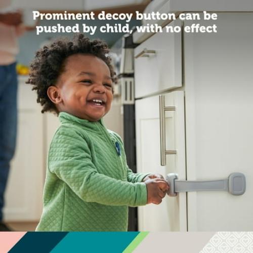 Safety 1st OutSmart Multi-Use Lock, Gray, Toddler