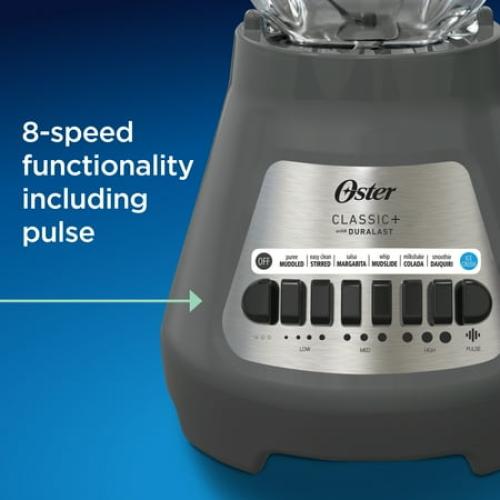 Oster Party Blender with XL 8-Cup Capacity Jar and Blend-N-Go Cup