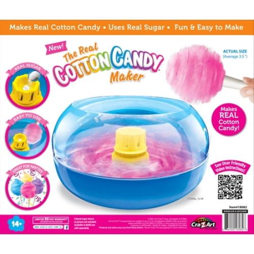 Cra-Z-Art Ultimate DIY Real Cotton Candy Maker Activity Set, Assembled Product Weight 1.15lb❗MAY HAVE MISSING PIECES/NEEDS CLEANING❗
