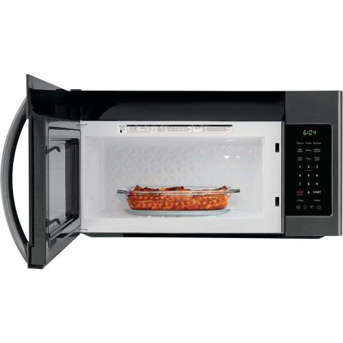 30 in. 1.8 cu. ft. Over the Range Microwave in Black Stainless Steel