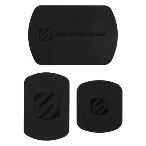 Scosche MAGRKI MagicMount Replacement Plate Kit for Magnetic Car Phone Mount Holders, Black