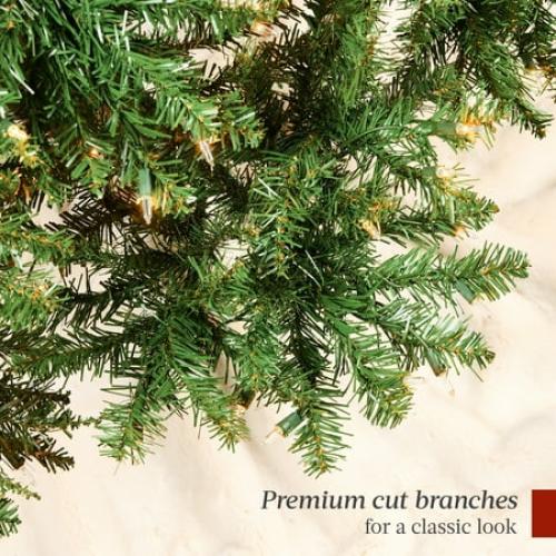Best Choice Products 7.5ft Pre-Lit Hinged Douglas Full Fir Artificial Christmas Tree Holiday Decoration w/ 700 Lights