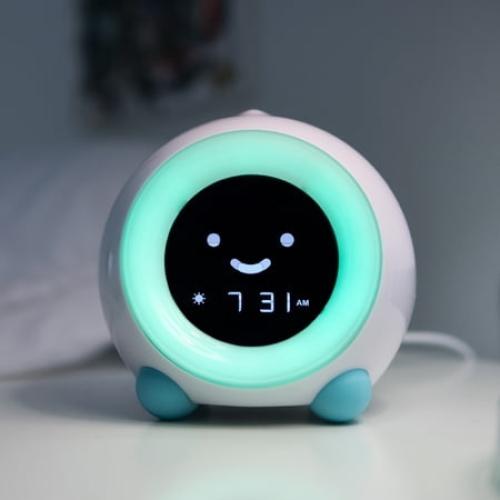 LittleHippo MELLA Ready To Rise Children's Sleep Trainer Night Light and Sleep Sounds Machine Alarm Clock