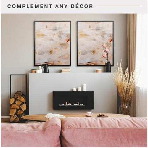 MCS Foundation 16x24 Poster Frame Traditional Brass, Vertical & Horizontal Wall Hanging Large Picture Frame for Photos, Posters & Art Prints (1-Pack)