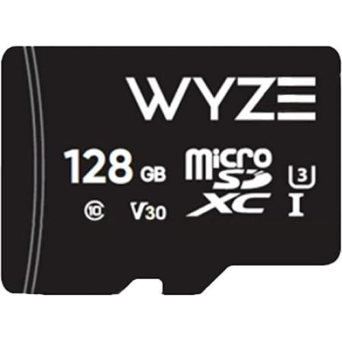 Wyze Expandable Storage 128GB MicroSDXC Card Class 10, Black