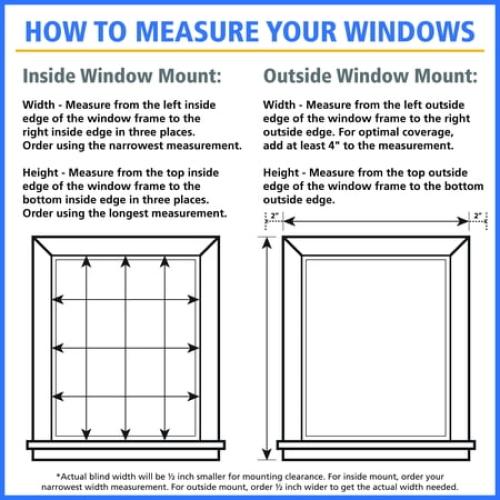 Mainstays 1 Cordless Vinyl Room Darkening Blinds, White, 31W x 72L
