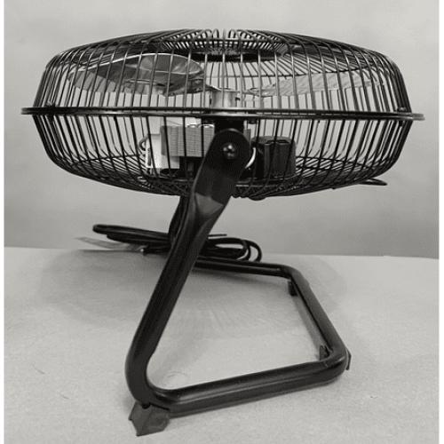 Mainstays 9 in High Velocity Floor Fan Wall Mount Black